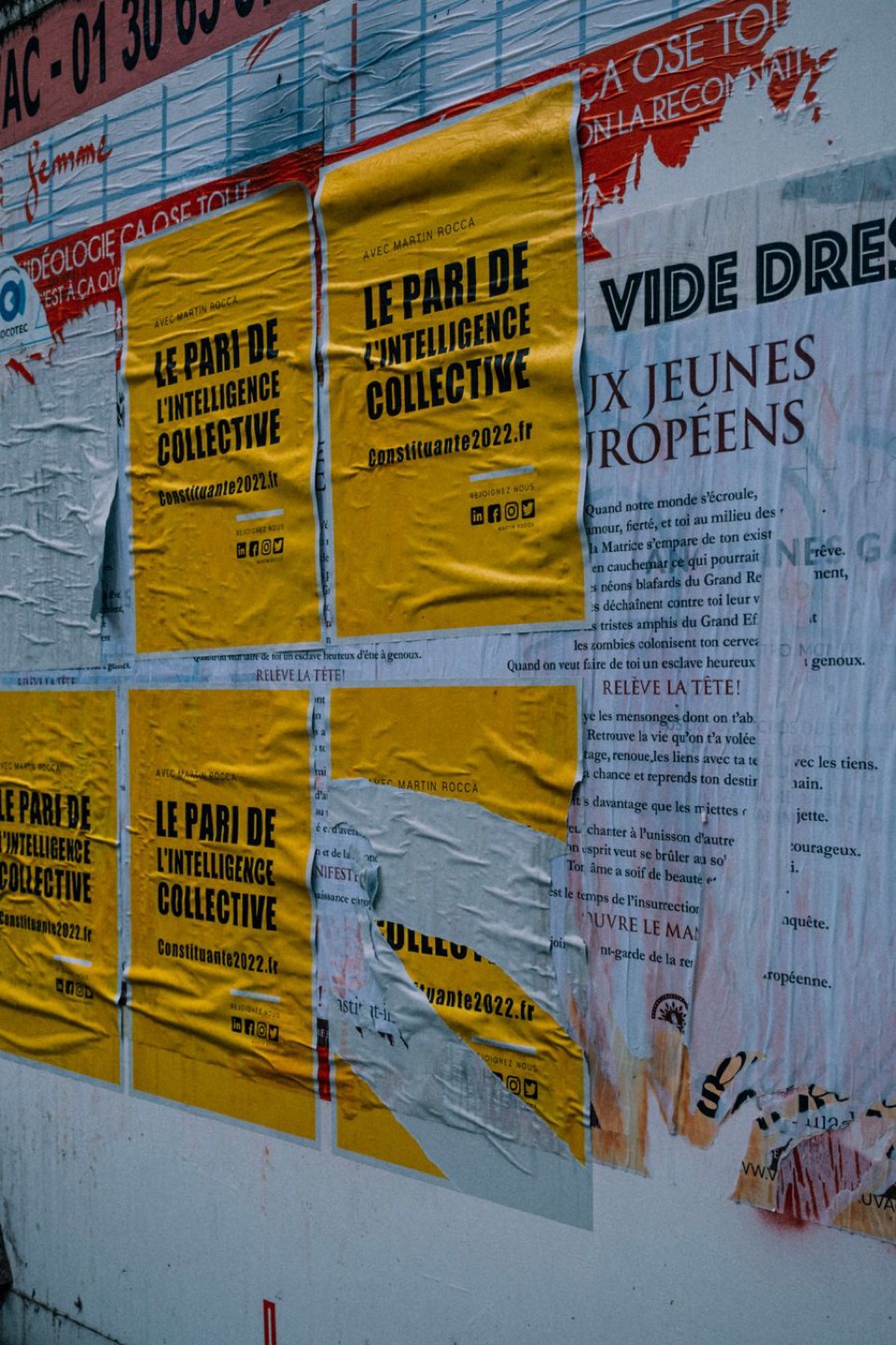 Posters, stickers and notices turn a city into a detective before anyone checks the evidence.